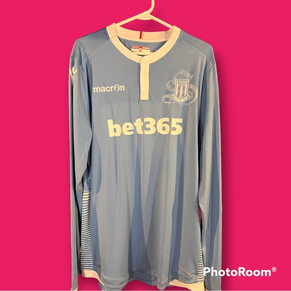 2016/2017 Stoke City FC Long Sleeve Away Jersey - Picture 1 of 8